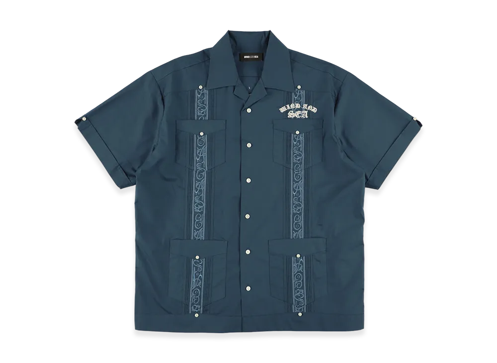 WIND AND SEA 半袖シャツ(ネイビー) 7/19発売｜WIND AND SEA Original collection｜抽選/販売/定価