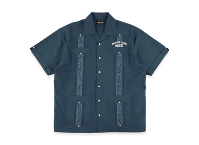 WIND AND SEA Logo Cuba SS Shirts "Blue"