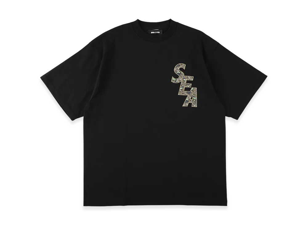 WIND AND SEA Paisley Stitch SS Tee "Black"