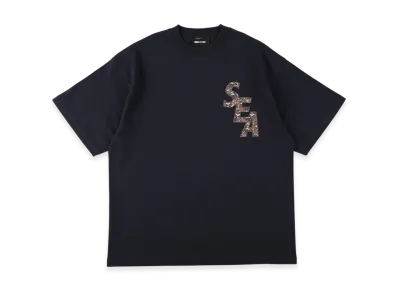 WIND AND SEA Paisley Stitch SS Tee "Navy"