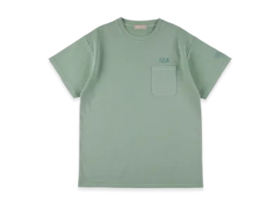 WIND AND SEA Pigment Pocket Tee "Mint"