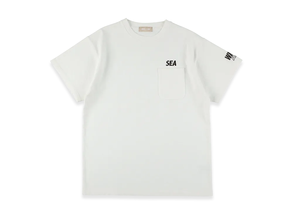 WIND AND SEA Pigment Pocket Tee "Ivory"