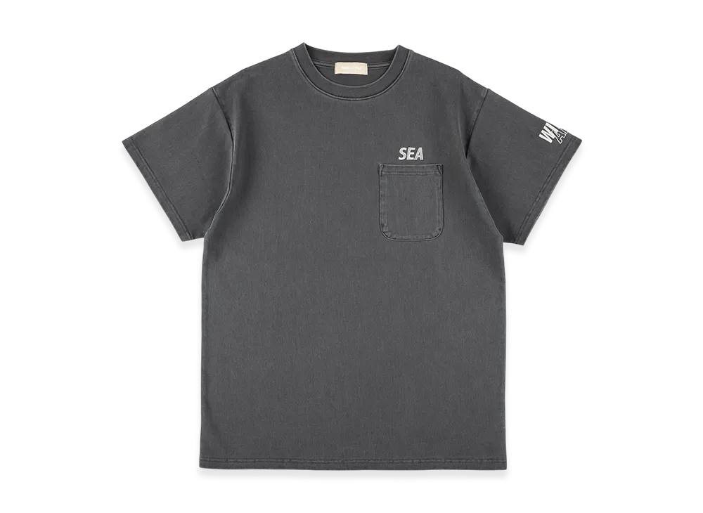 【新品・今期】WIND AND SEA ピグメントポケットTシャツ ミント 緑 新品・今期】WIND AND SEA ピグメントポケットTシャツ ミント 緑