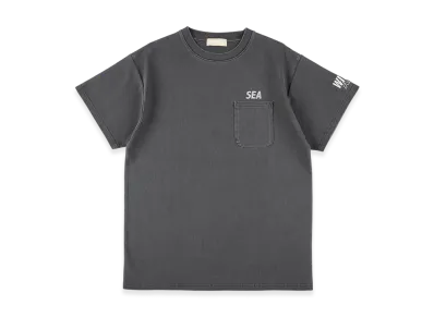 WIND AND SEA Pigment Pocket Tee "Black"