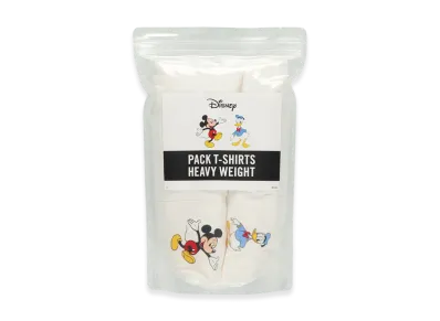 WIND AND SEA Mickey Donald 2P Pack Tee "White"