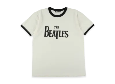 WIND AND SEA Beatles Logo Ringer S/S Tee "White_Charcoal"