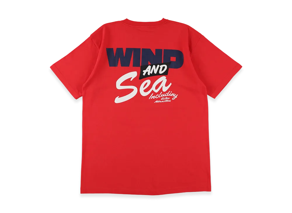 WIND AND SEA Great America S/S Tee "Red"