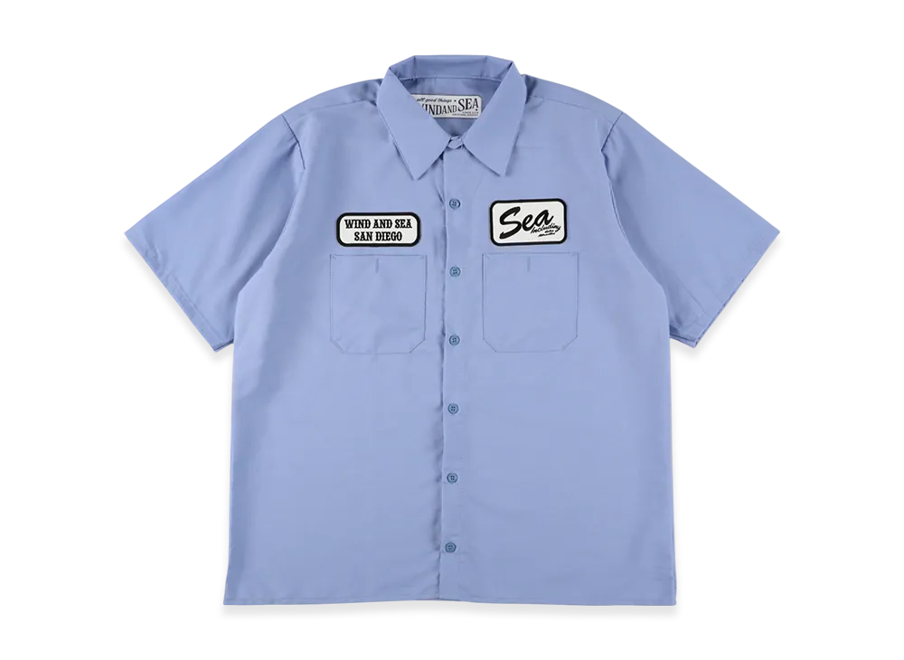 WIND AND SEA Great America S/S Shirt "Blue"