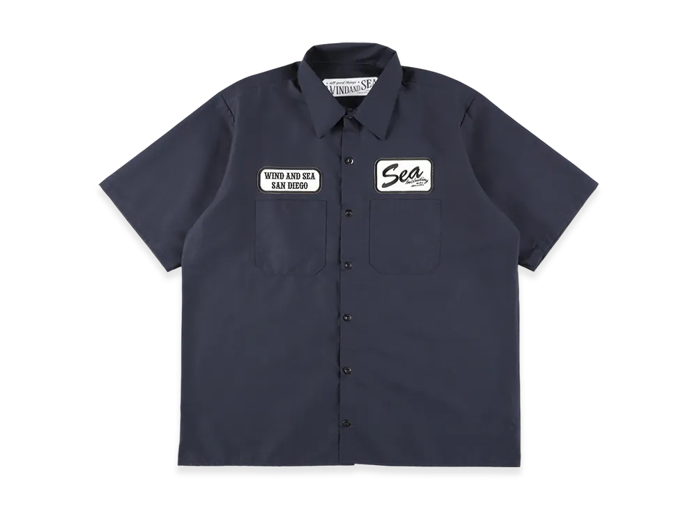 WIND AND SEA Great America S/S Shirt "Navy"