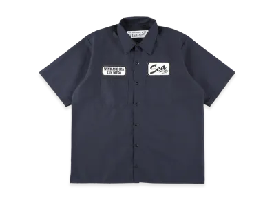 WIND AND SEA Great America S/S Shirt "Navy"