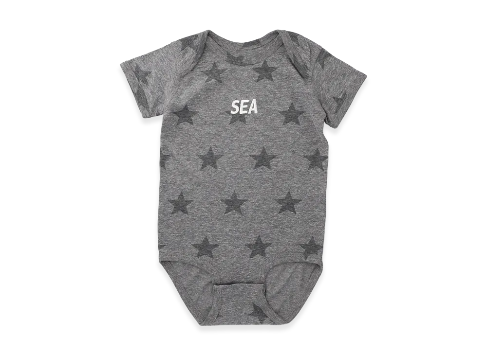 WIND AND SEA Baby Rompers "Gray"