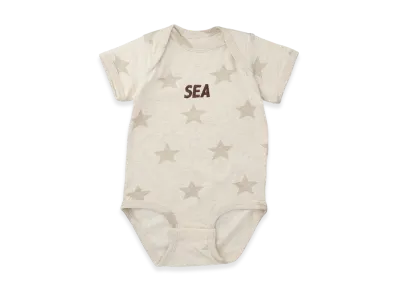 WIND AND SEA Baby Rompers "Ivory"