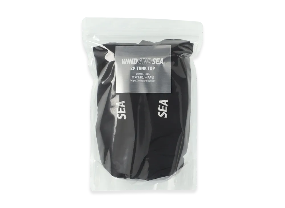 WIND AND SEA 2P tank top "Black"
