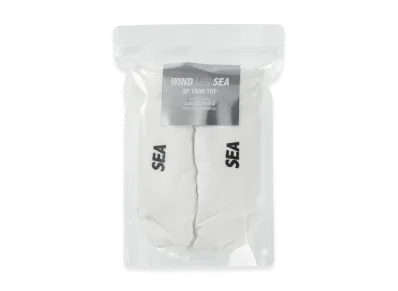 WIND AND SEA 2P tank top "White"