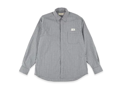 WIND AND SEA Cozy Gingham Check Shirt "Blue"