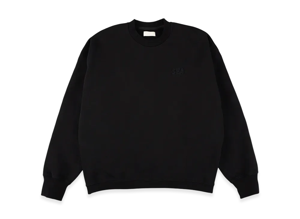 WIND AND SEA Cozy Crewneck Sweatshirt "Black"