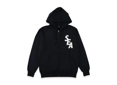 WIND AND SEA Dot Sea Zip Up Sweatshirt "Navy"