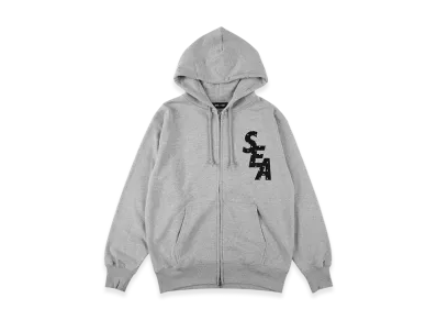 WIND AND SEA Dot Sea Zip Up Sweatshirt "Gray"