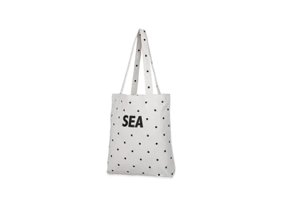 WIND AND SEA Dot Sea Big Canvas Bag "Ivory"