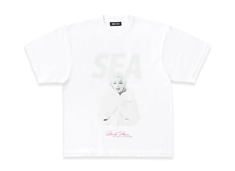 ウィンダンシー マリリン モンロー ウィンター S/S Tシャツ "ホワイト"