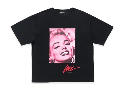WIND AND SEA Marilyn Monroe Face S/S Tee "Black"