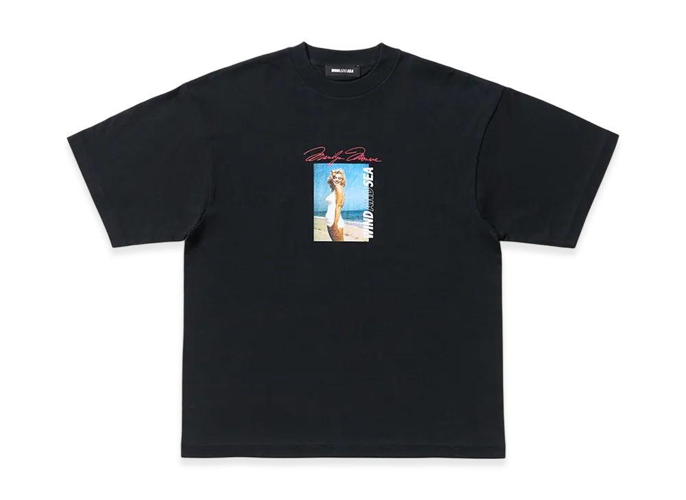 WIND AND SEA Marilyn Monroe Beach S/S Tee "Black"