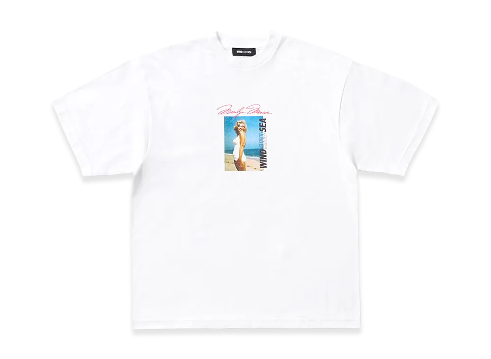 WIND AND SEA Marilyn Monroe Beach S/S Tee "White"