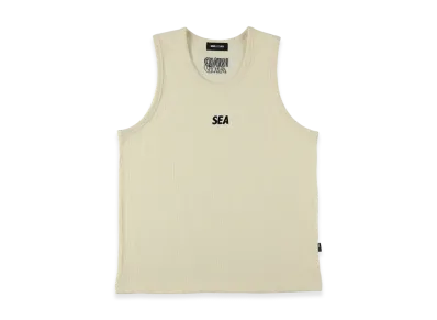 WIND AND SEA Waffle Tank Top "Off White"