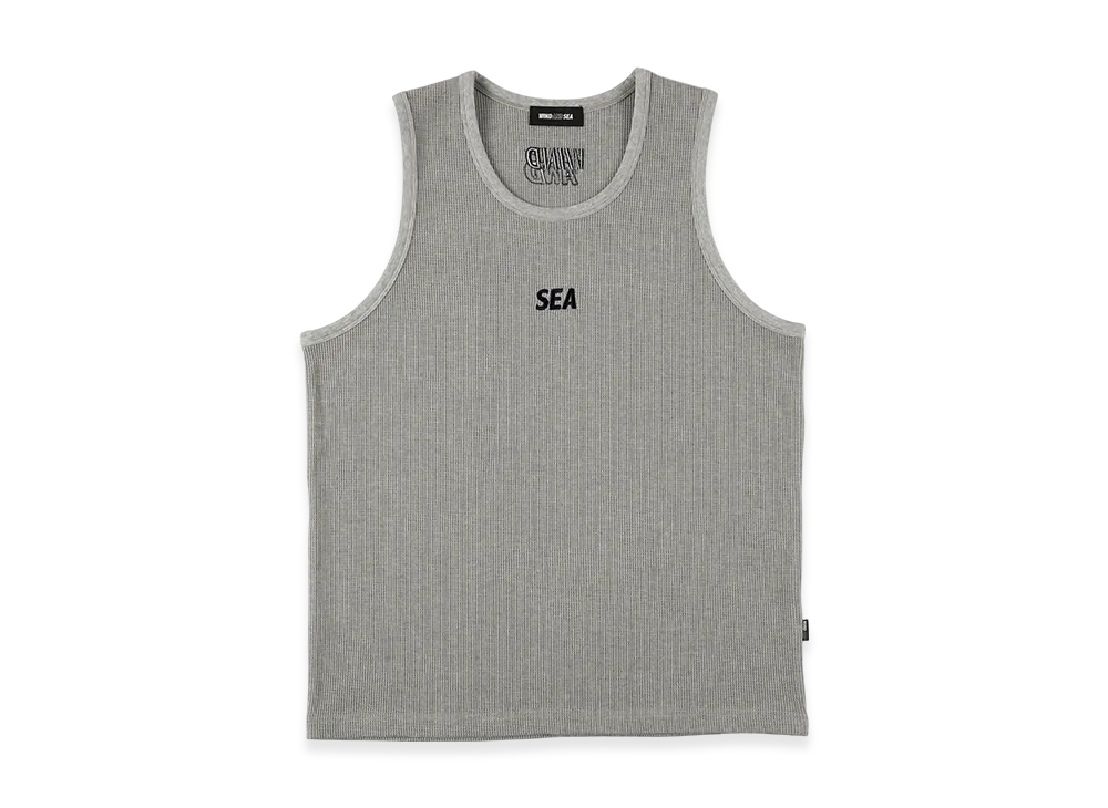 WIND AND SEA Waffle Tank Top "Gray"