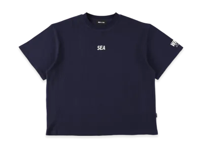 WIND AND SEA Waffle S/S Tee "Navy"