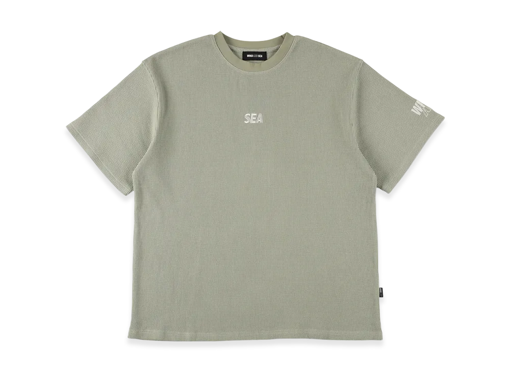WIND AND SEA Waffle S/S Tee "Sage Green"