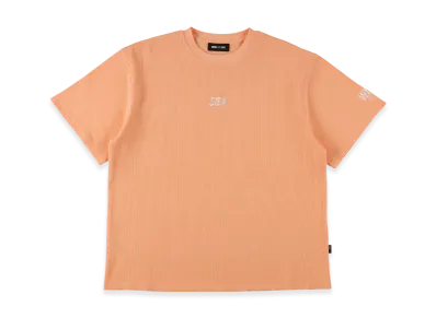 WIND AND SEA Waffle S/S Tee "Light Orange"