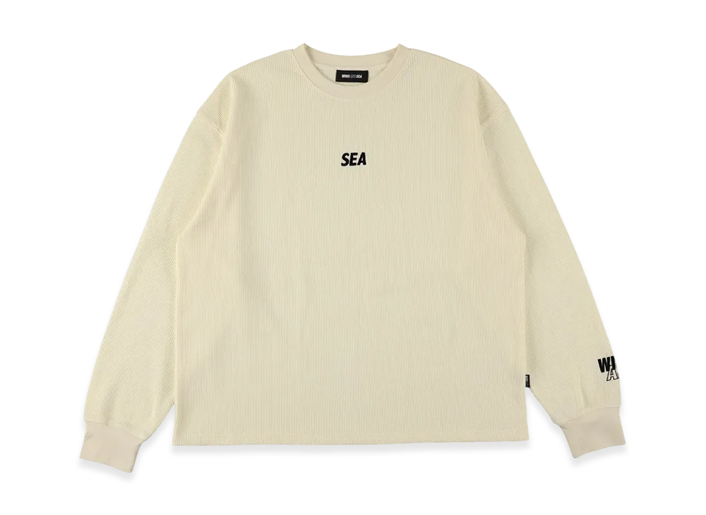 WIND AND SEA Waffle L/S Tee "Off White"