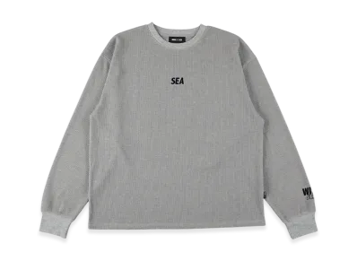 WIND AND SEA Waffle L/S Tee "Gray"