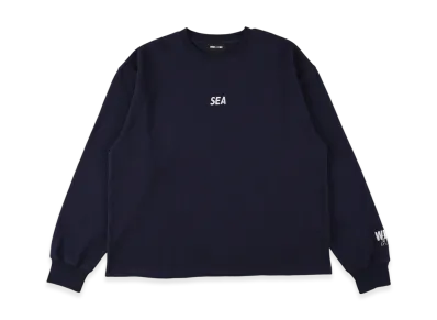 WIND AND SEA Waffle L/S Tee "Navy"