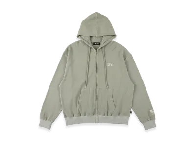 WIND AND SEA Waffle Zip Up Sweatshirt "Sage Green"