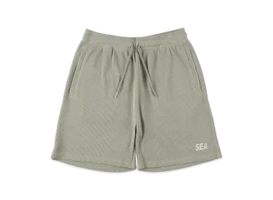 WIND AND SEA Waffle Shorts "Sage Green"