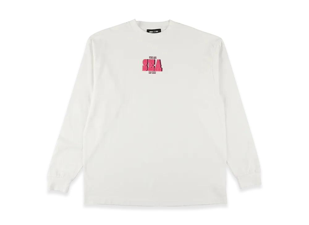 WIND AND SEA San Diego L/S Tee "White"