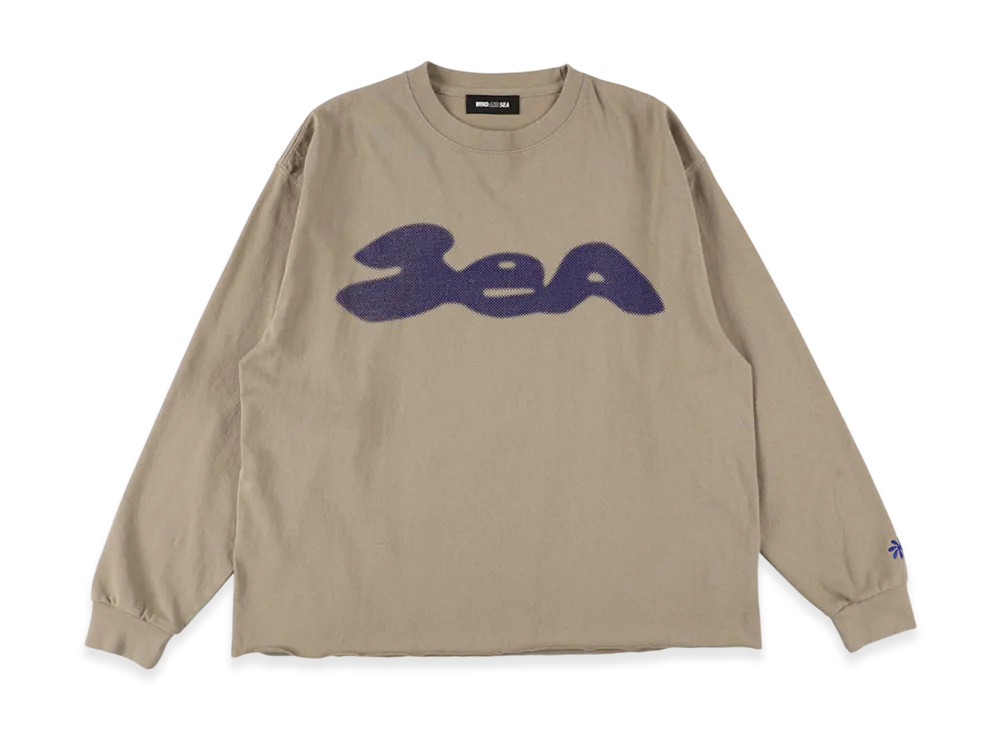WIND AND SEA Heptagon Logo L/S Tee "Beige"