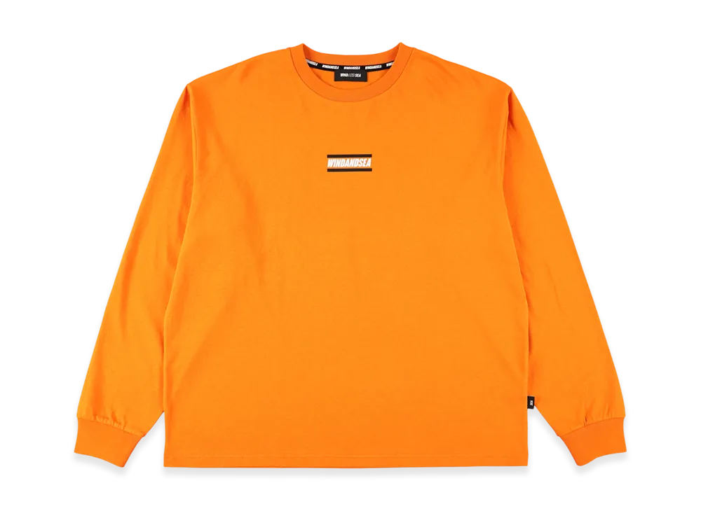WIND AND SEA Front Logo L/S Tee "Orange"