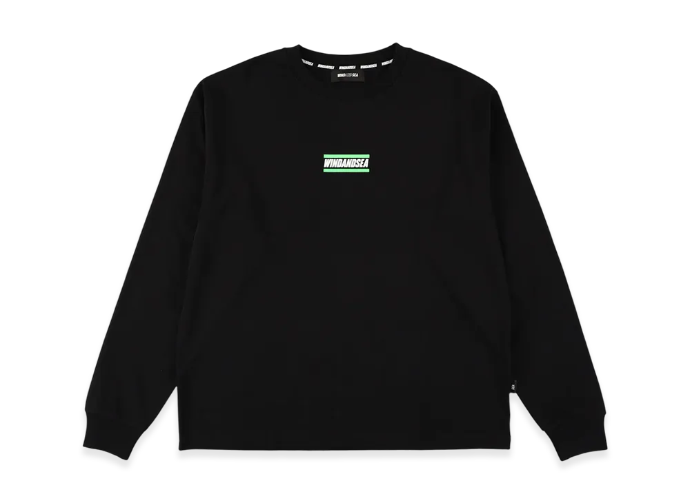 WIND AND SEA Front Logo L/S Tee "Black"