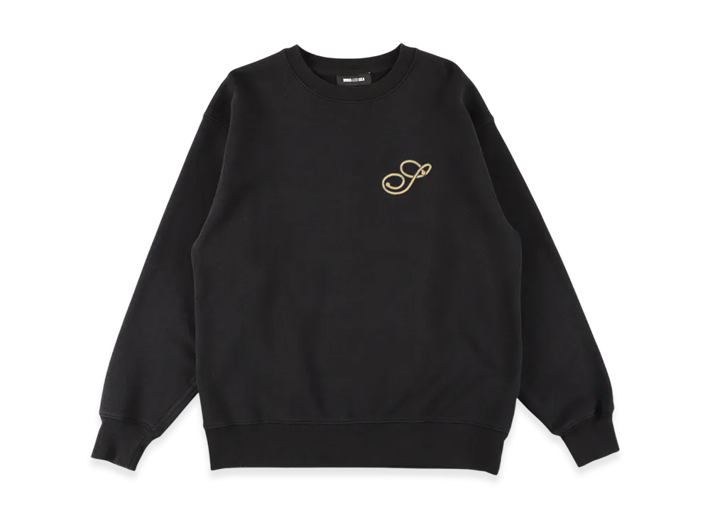 WIND AND SEA Anchor Crewneck Sweatshirt "Black"