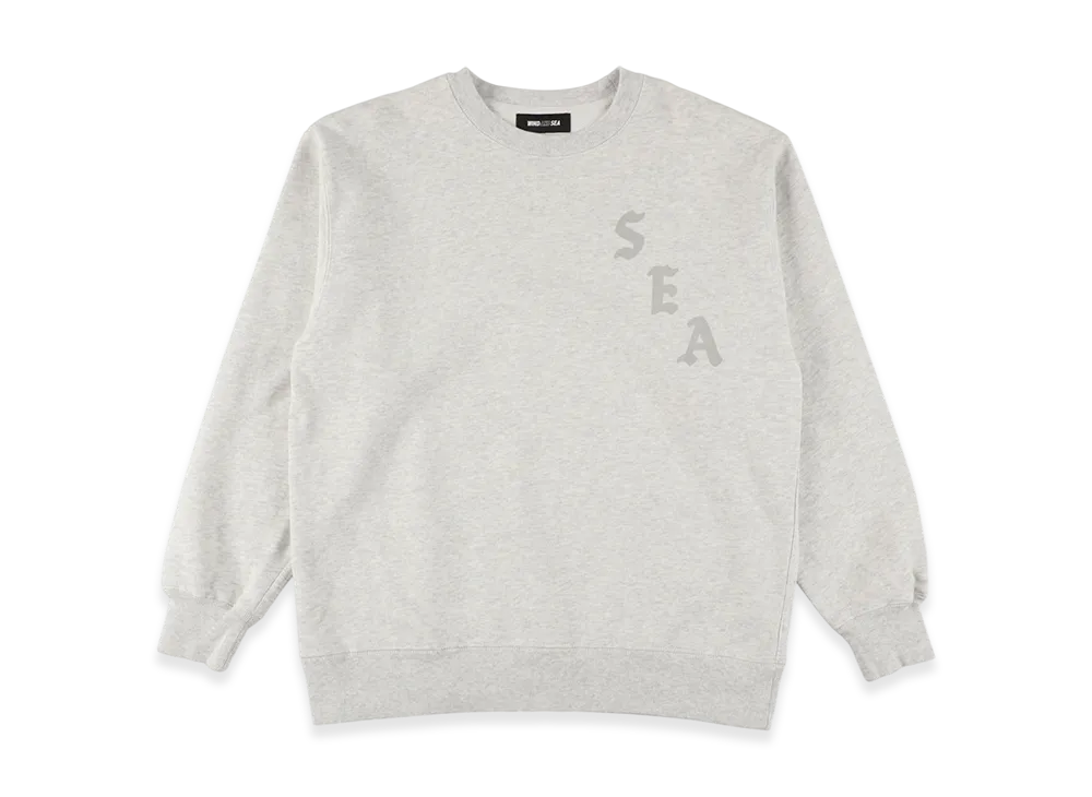 WIND AND SEA Vertical SEA Crewneck Sweatshirt "Ash"