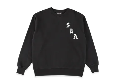 WIND AND SEA Vertical SEA Crewneck Sweatshirt "Black"