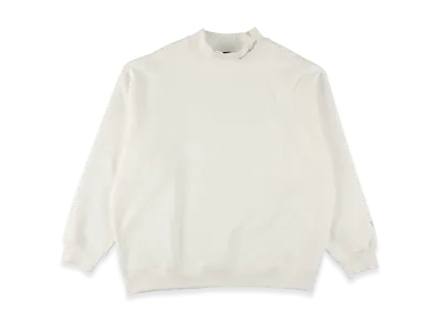 WIND AND SEA Mock Neck Sweatshirt "Off White"