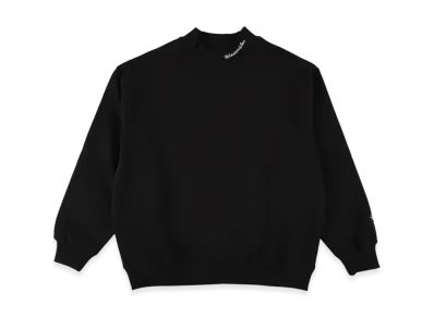 WIND AND SEA Mock Neck Sweatshirt "Black"