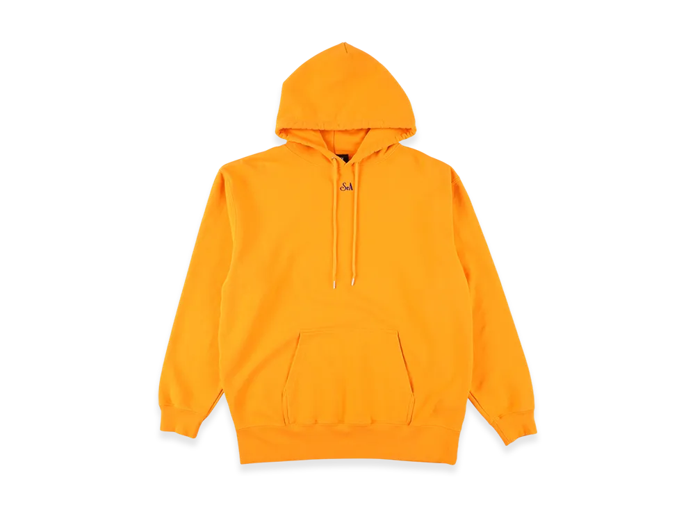 WIND AND SEA Back Print Hooded Sweatshirt "Orange"