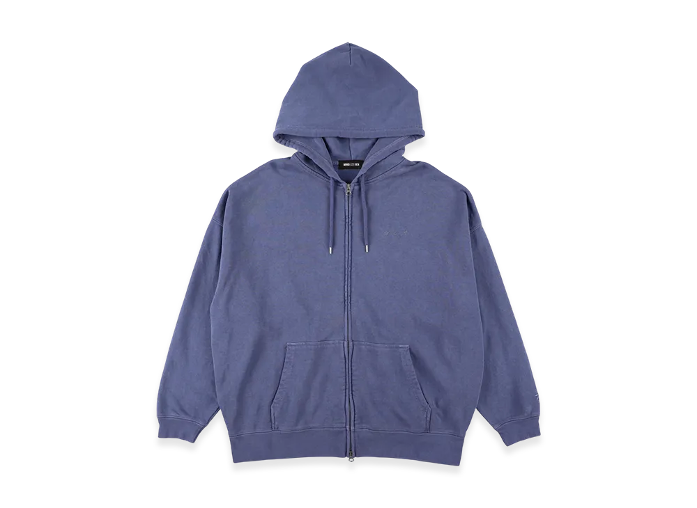 WIND AND SEA Circle Logo Zip Up Sweatshirt "Blue"