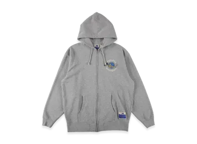 WIND AND SEA x Parappa The Rapper x Warriors Zip-Up Hoodie "Gray"