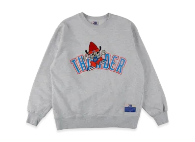 WIND AND SEA x Parappa The Rapper x Thunder Crewneck Sweat "Gray"
